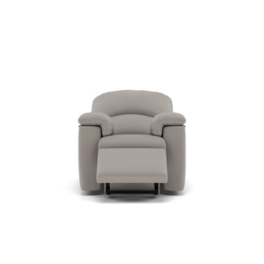 G Plan Chloe Small Recliner Armchair - Small Power Recliner Chair Grade L - Power Recliner Sterling Home 3 L842 Cambridge Grey