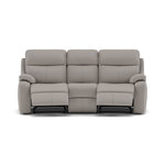 G Plan Kingsbury 3 Seater Curved Recliner Sofa - 3 Seater Manual Recliner Curved Sofa Double Grade L - Manual Recliner 3 Seater Sofas Sterling Home 3 L842 Cambridge Grey