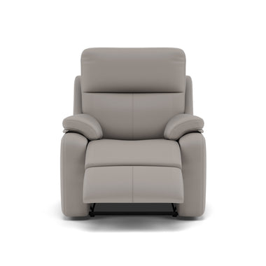 G Plan Kingsbury Recliner Armchair - Power Recliner Chair Headrest + Lumber with USB Grade L - Power with Power Headrest, Lumbar & USB Sterling Home 3 L842 Cambridge Grey