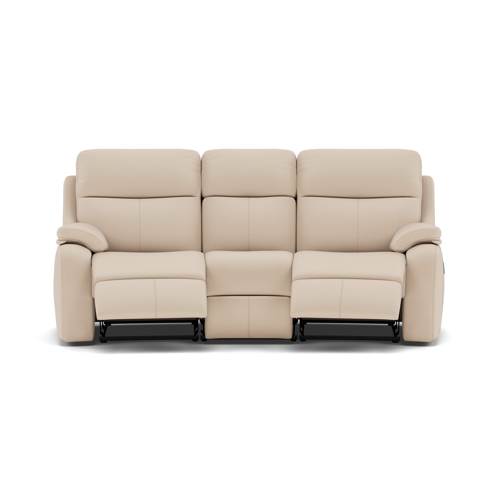 G Plan Kingsbury 3 Seater Curved Recliner Sofa - 3 Seater Manual Recliner Curved Sofa Double Grade L - Manual Recliner 3 Seater Sofas Sterling Home 4 L843 Cambridge Stone