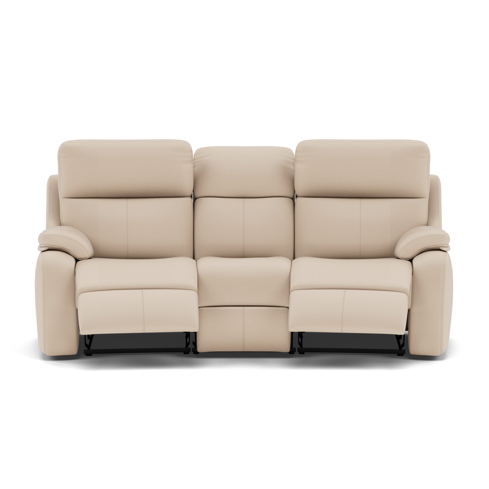 G Plan Kingsbury 3 Seater Curved Recliner Sofa - 3 Seater Power Recliner Curved Sofa Headrest + Lumbar with USB Grade L - Power with Power Headrest, Lumbar & USB 3 Seater Sofas Sterling Home 4 L843 Cambridge Stone