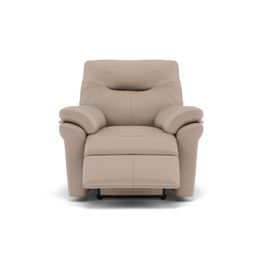 G Plan Seattle Recliner Armchair - Power Recliner Chair with USB & Lumbar Grade L - Power Recliner with Lumbar Support & USB Sterling Home 5 L844 Cambridge Plaster
