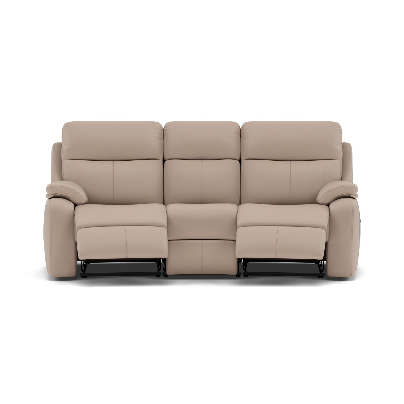 G Plan Kingsbury 3 Seater Curved Recliner Sofa - 3 Seater Manual Recliner Curved Sofa Double Grade L - Manual Recliner 3 Seater Sofas Sterling Home 5 L844 Cambridge Plaster