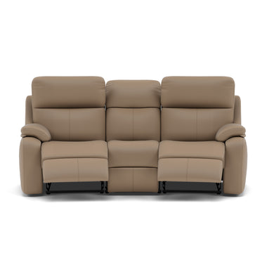 G Plan Kingsbury 3 Seater Curved Recliner Sofa - 3 Seater Power Recliner Curved Sofa Headrest + Lumbar with USB Grade L - Power with Power Headrest, Lumbar & USB 3 Seater Sofas Sterling Home 6 L846 Cambridge Taupe