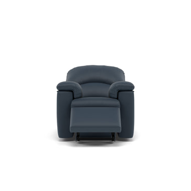 G Plan Chloe Small Recliner Armchair - Small Recliner Chair Grade L - Manual Recliner Sterling Home 7 L851 Cambridge Navy