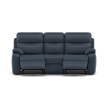 G Plan Kingsbury 3 Seater Curved Recliner Sofa - 3 Seater Manual Recliner Curved Sofa Double Grade L - Manual Recliner 3 Seater Sofas Sterling Home 7 L851 Cambridge Navy