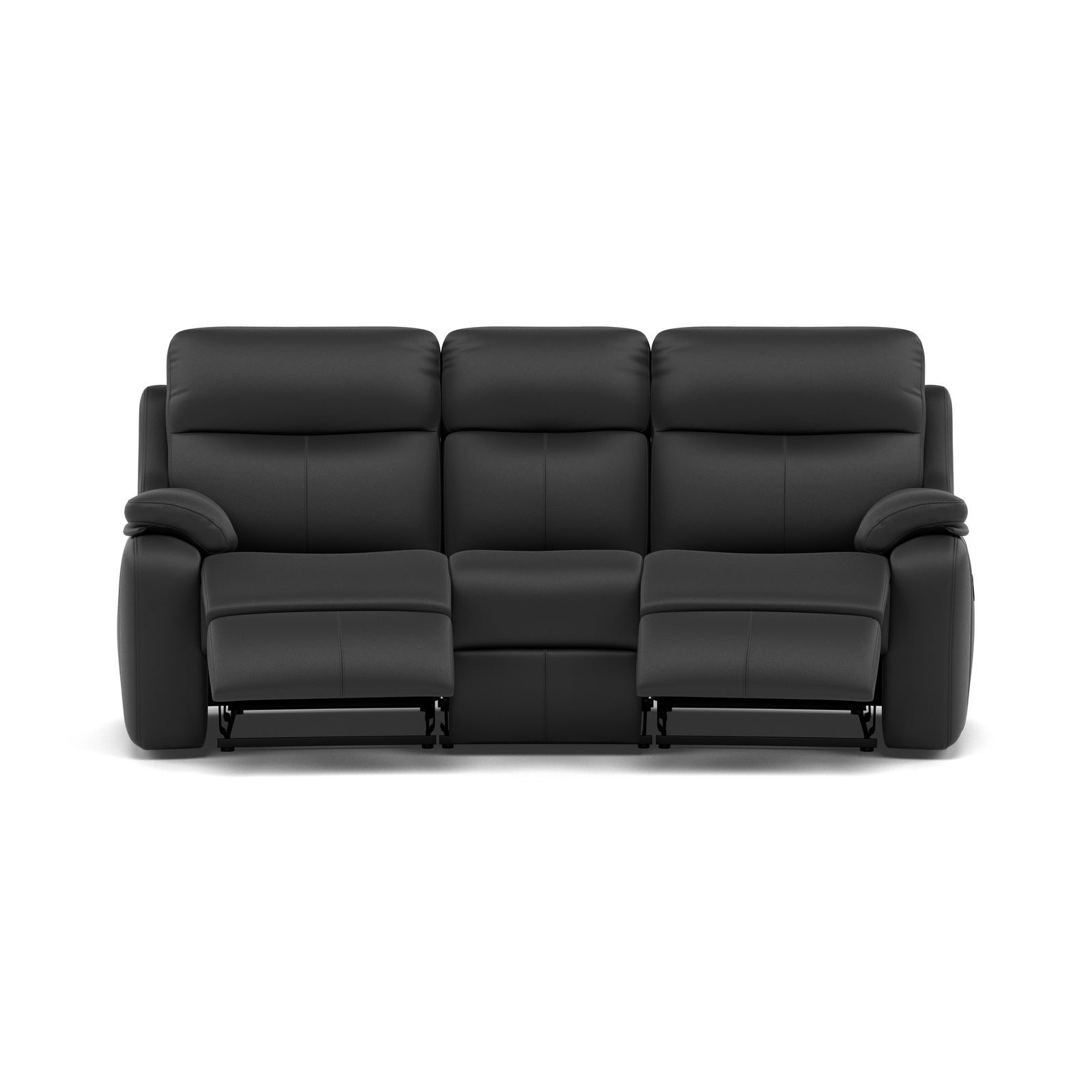 G Plan Kingsbury 3 Seater Curved Recliner Sofa - 3 Seater Manual Recliner Curved Sofa Double Grade L - Manual Recliner 3 Seater Sofas Sterling Home 8 L852 Cambridge Petrol Blue