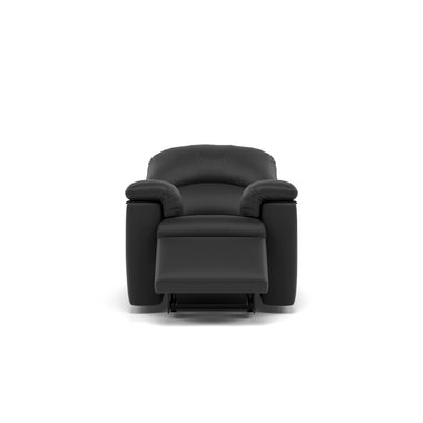 G Plan Chloe Small Recliner Armchair - Small Recliner Chair Grade L - Manual Recliner Sterling Home 8 L852 Cambridge Petrol Blue