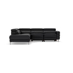Hoy Corner Sofa - Combination 1 - Left Hand Facing Sofa Corner Group Cat M - Left Hand Facing Sterling Home 6 M5657 Melbourne Black