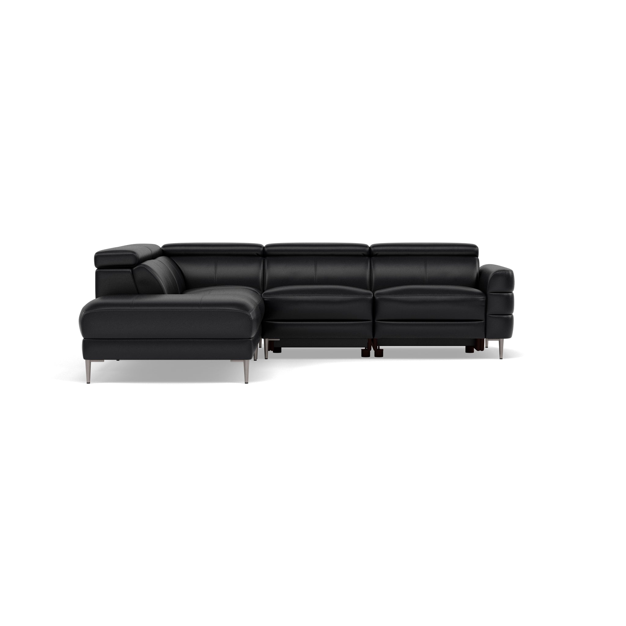 Hoy Corner Sofa - Combination 1 - Left Hand Facing Sofa Corner Group Cat M - Left Hand Facing Sterling Home 6 M5657 Melbourne Black