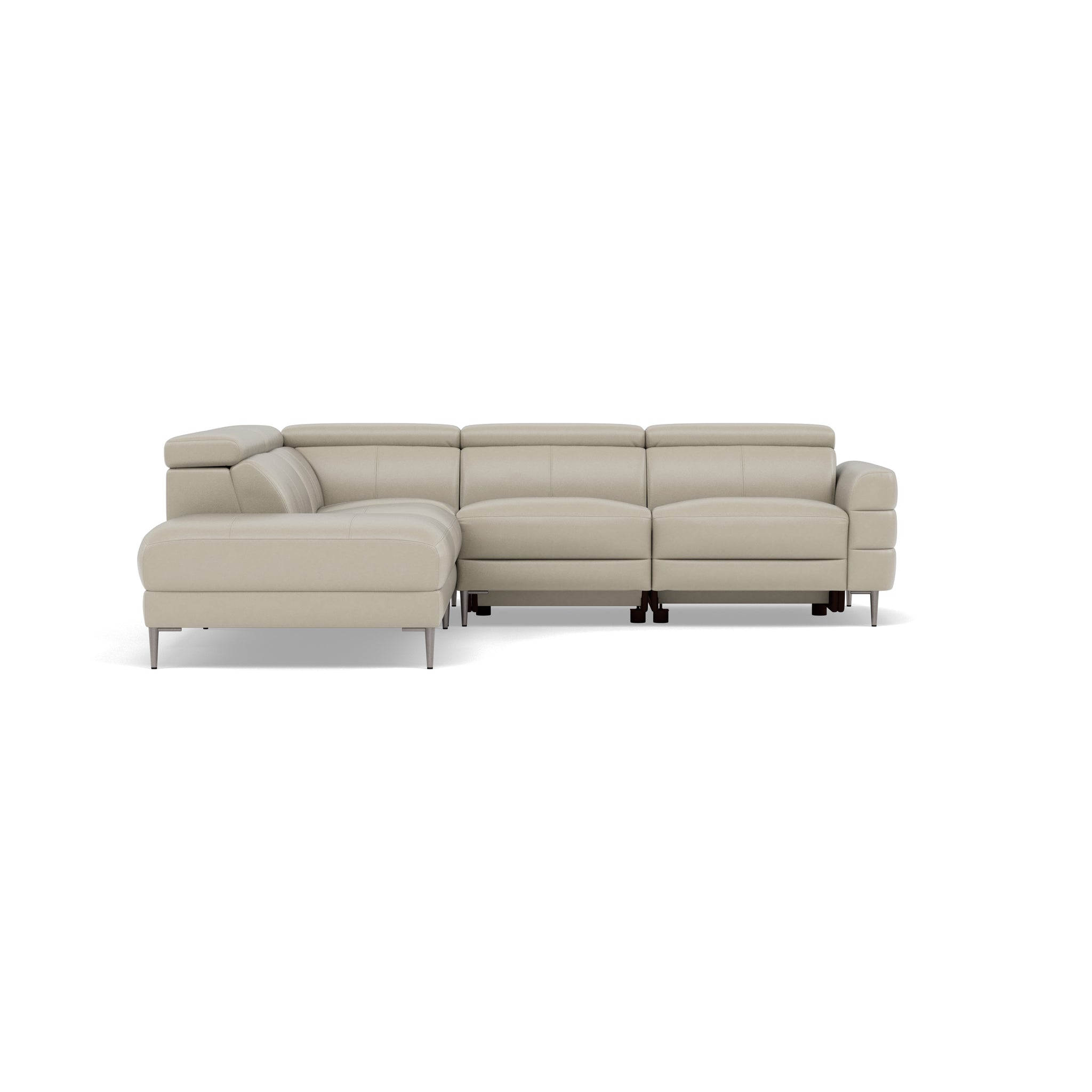 Hoy Corner Sofa - Combination 1 - Left Hand Facing Sofa Corner Group Cat NL/O - Left Hand Facing Sterling Home 7 NL5115 New York Light Grey