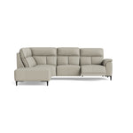Loma Large Corner Sofa - Combination 1 Left Terminal with 2.5 Right Power 2 Pieces Cat 20S - Left Hand Facing - Power Recliner with USB Corner Sofas Sterling Home 8 NWS-516E LIGHT GREY