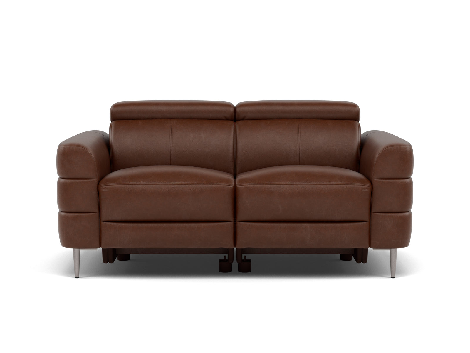 Hoy 2 Seater Sofa - 2 Str Static W/Manual Headrest Cat M Sterling Home 3 M1595 Monaco Coffee