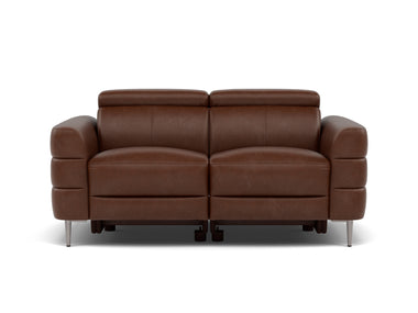 Hoy 2 Seater Sofa - 2 Str Static W/Manual Headrest Cat M Sterling Home 3 M1595 Monaco Coffee
