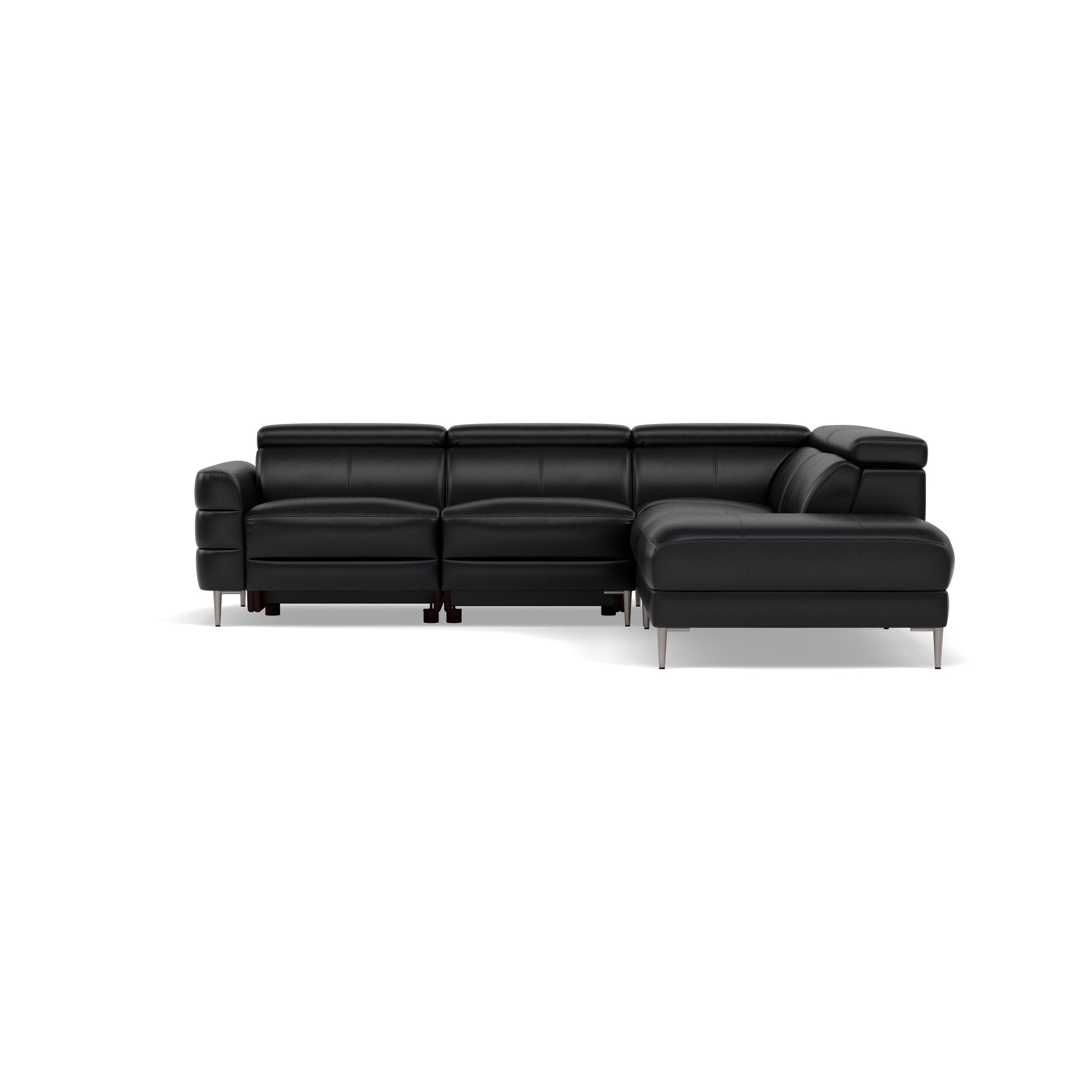Hoy Corner Sofa - Combination 2 - Right Hand Facing Sofa Corner Group Cat M - Right Hand Facing Sterling Home 7 M5657 Melbourne Black