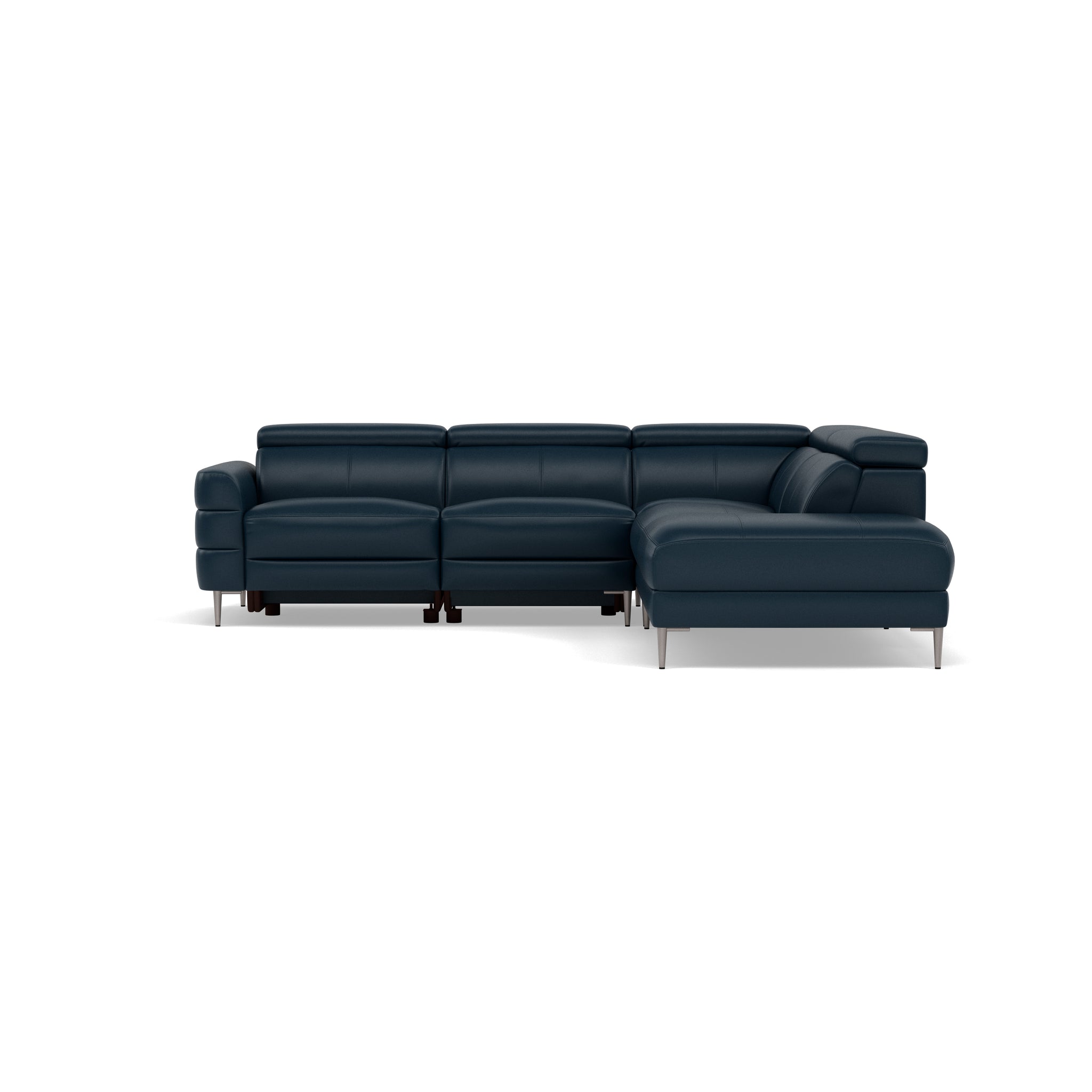 Hoy Corner Sofa - Combination 2 - Right Hand Facing Sofa Corner Group Cat M - Right Hand Facing Sterling Home 8 M5661 Melbourne Navy Blue