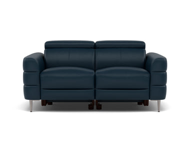 Hoy 2 Seater Sofa - 2 Str Static W/Manual Headrest Cat M Sterling Home 8 M5661 Melbourne Navy Blue