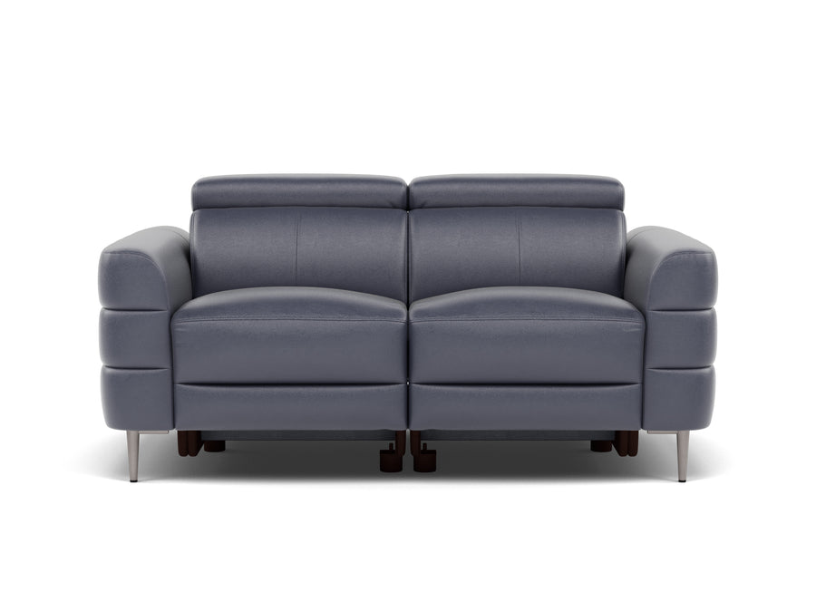 Hoy 2 Seater Sofa - 2 Str Static W/Manual Headrest Cat NL/O Sterling Home 1 NL5100 New York Dark Blue