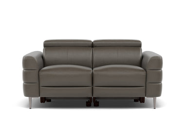 Hoy 2 Seater Sofa - 2 Str Static W/Manual Headrest Cat NL/O Sterling Home 3 NL5101 New York Anthkacite Grey