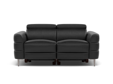 Hoy 2 Seater Sofa - 2 Str Static W/Manual Headrest Cat NL/O Sterling Home 6 NL5109 New York Midnight