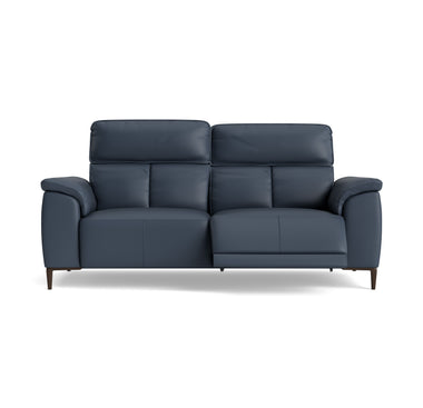 Loma 3 Seater Recliner Sofa - 2.5 Seater Sofa with 2 Power Recliners USB Cat 20S - Power Recliner with USB Sterling Home 7 NWS-518E OCEAN BLUE
