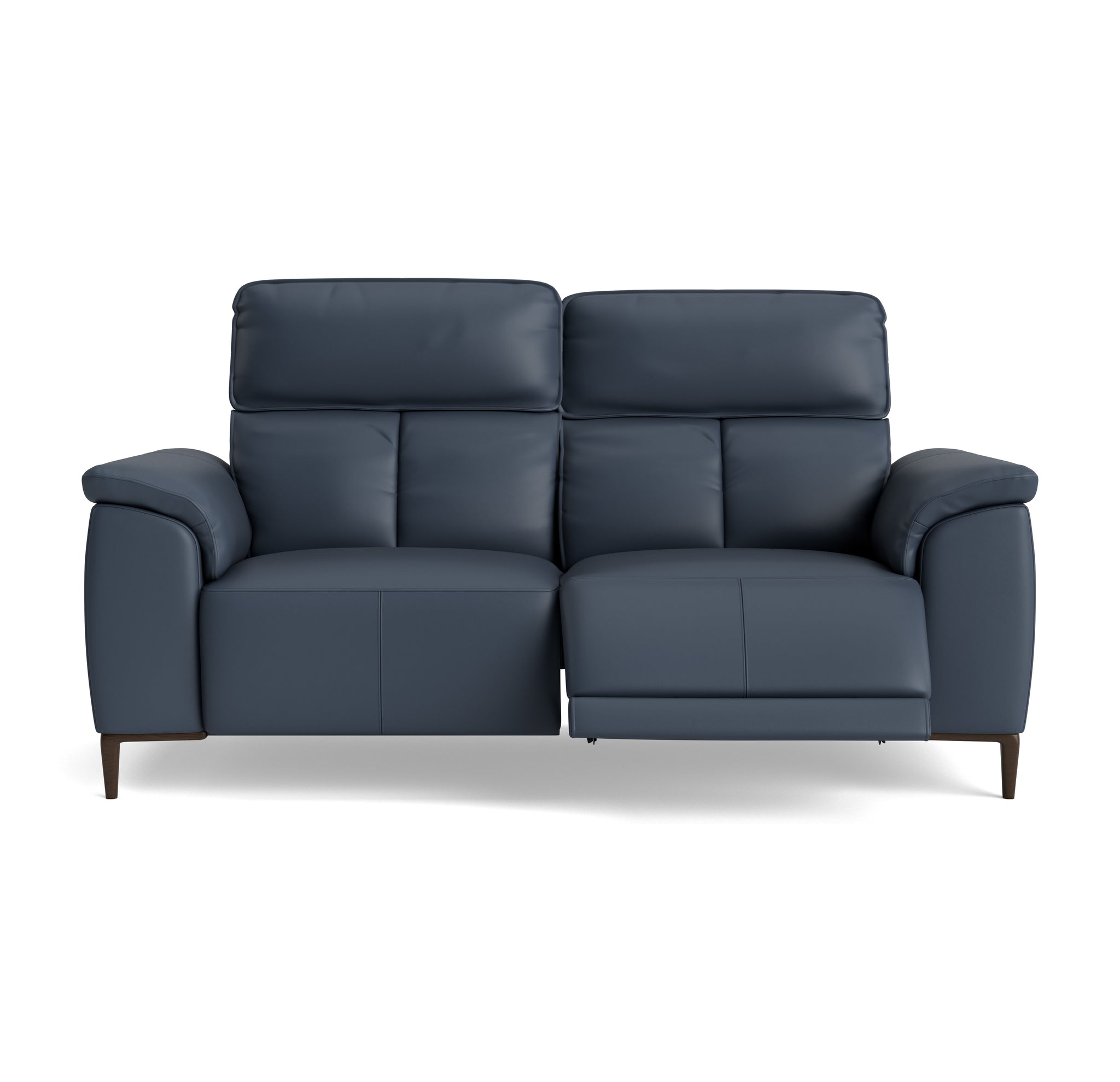 Loma Small 3 Seater Recliner Sofa - 2.5 Seater Sofa with 2 Power Recliners (Compact) USB Cat 20S - Power Recliner with USB Sterling Home 7 NWS-518E OCEAN BLUE