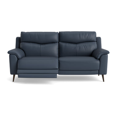 Revel Small 3 Seater Recliner Sofa - 2.5 Seater Sofa with 2 Power Recliners (Compact) Cat 20S - Power Recliner with USB 3 Seater Sofas Sterling Home 11 NWS-518E OCEAN BLUE