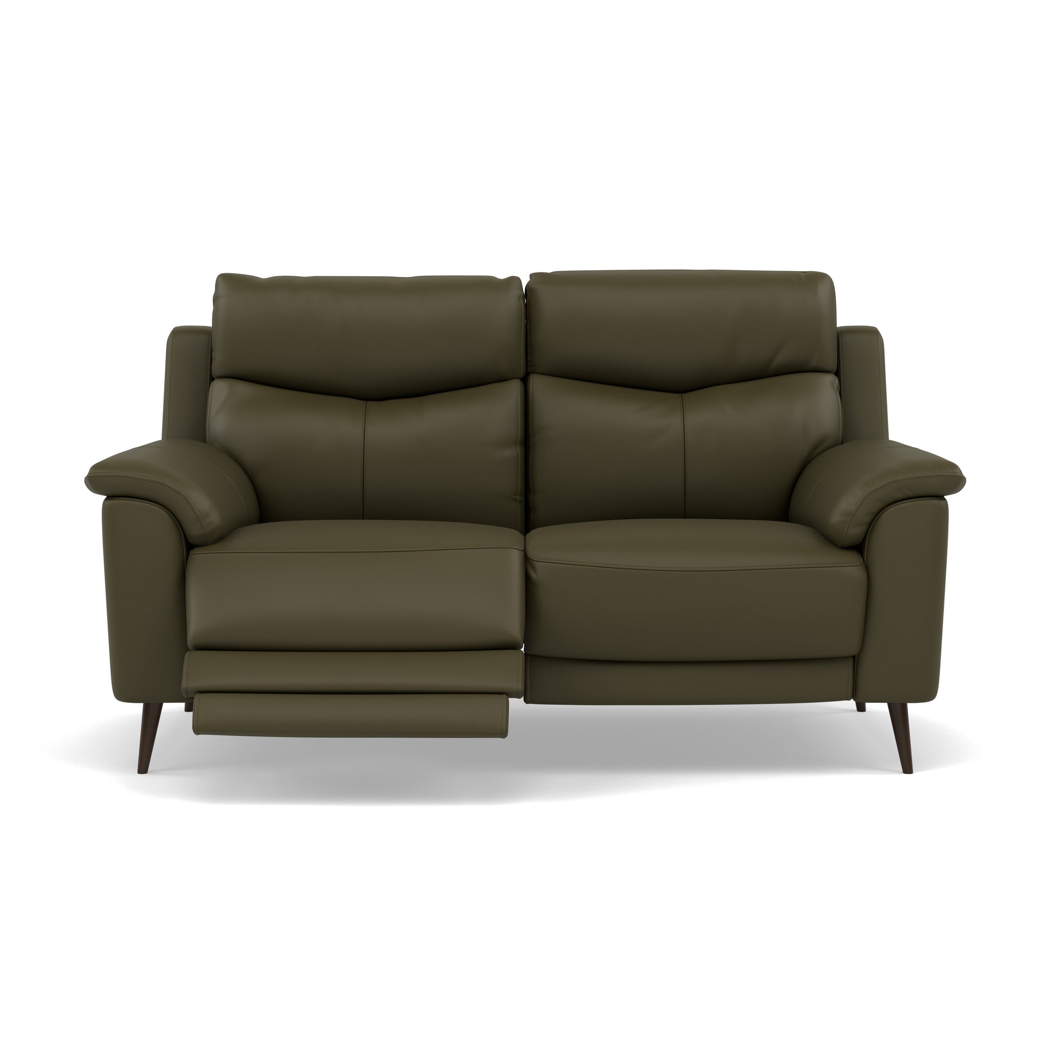 Revel 2 Seater Recliner Sofa - 2 Seater Sofa with 2 Power Recliners Cat 20S - Power Recliner with USB 2 Seater Sofas Sterling Home 1 NWS-548E DARK OLIVE