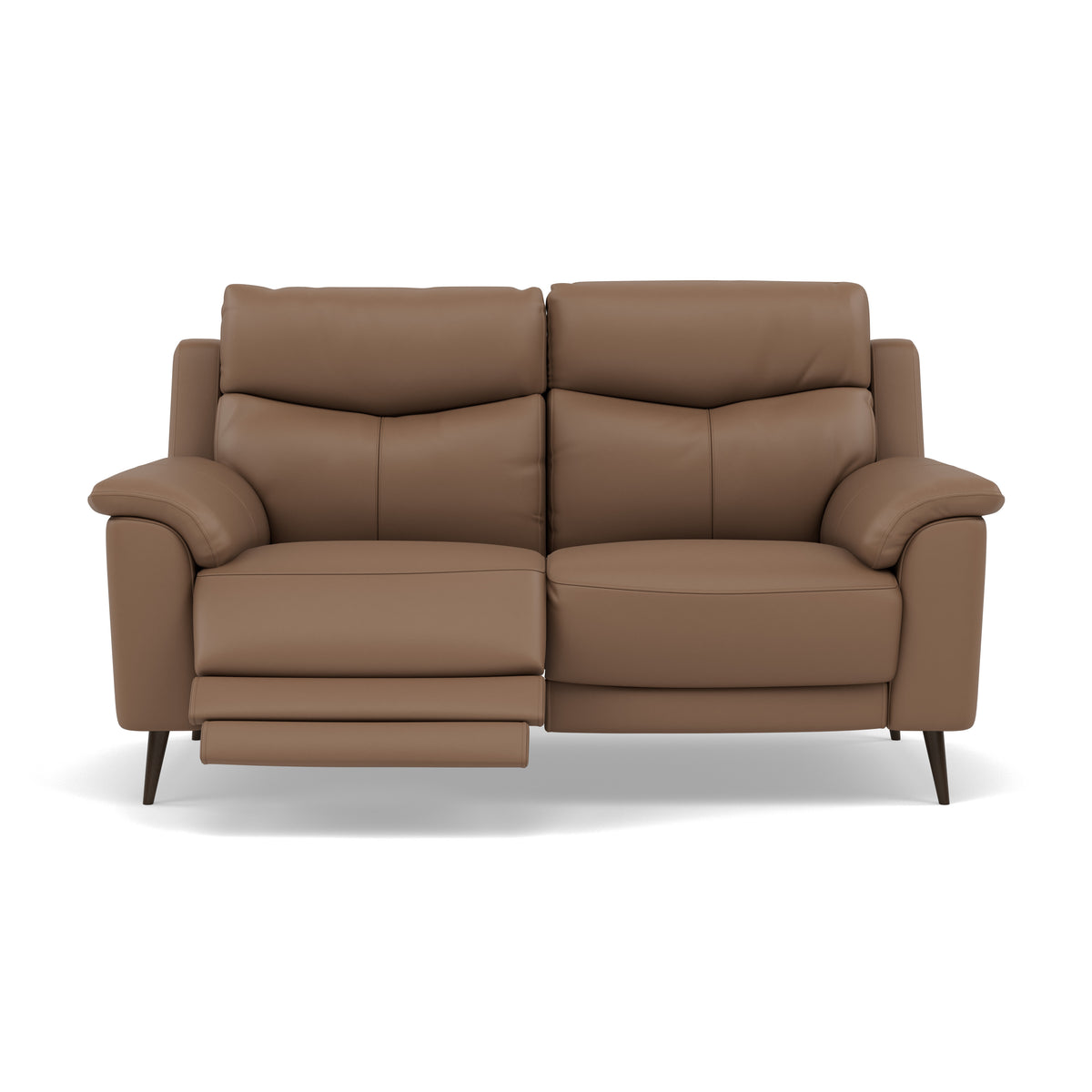 Revel 2 Seater Recliner Sofa - 2 Seater Sofa with 2 Power Recliners Cat 20S - Power Recliner with USB 2 Seater Sofas Sterling Home 12 NWS-586E FAWN