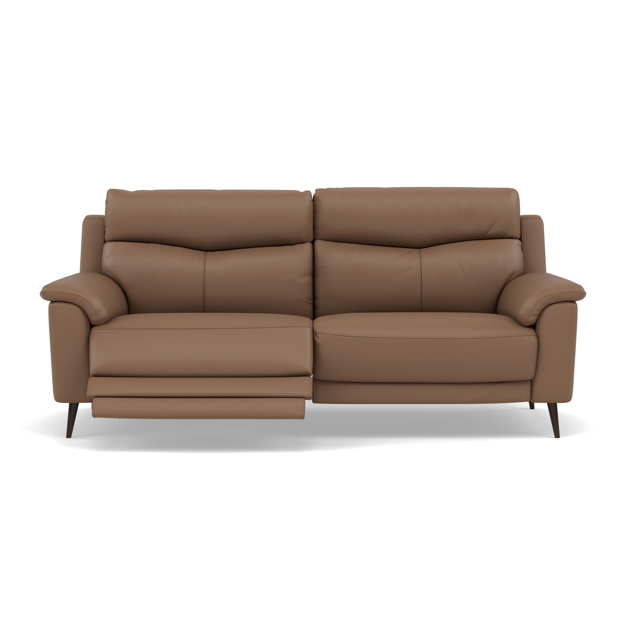 Revel 3 Seater Recliner Sofa - 2.5 Seater Sofa with 2 Power Recliners Cat 20S - Power Recliner with USB 3 Seater Sofas Sterling Home 12 NWS-586E FAWN