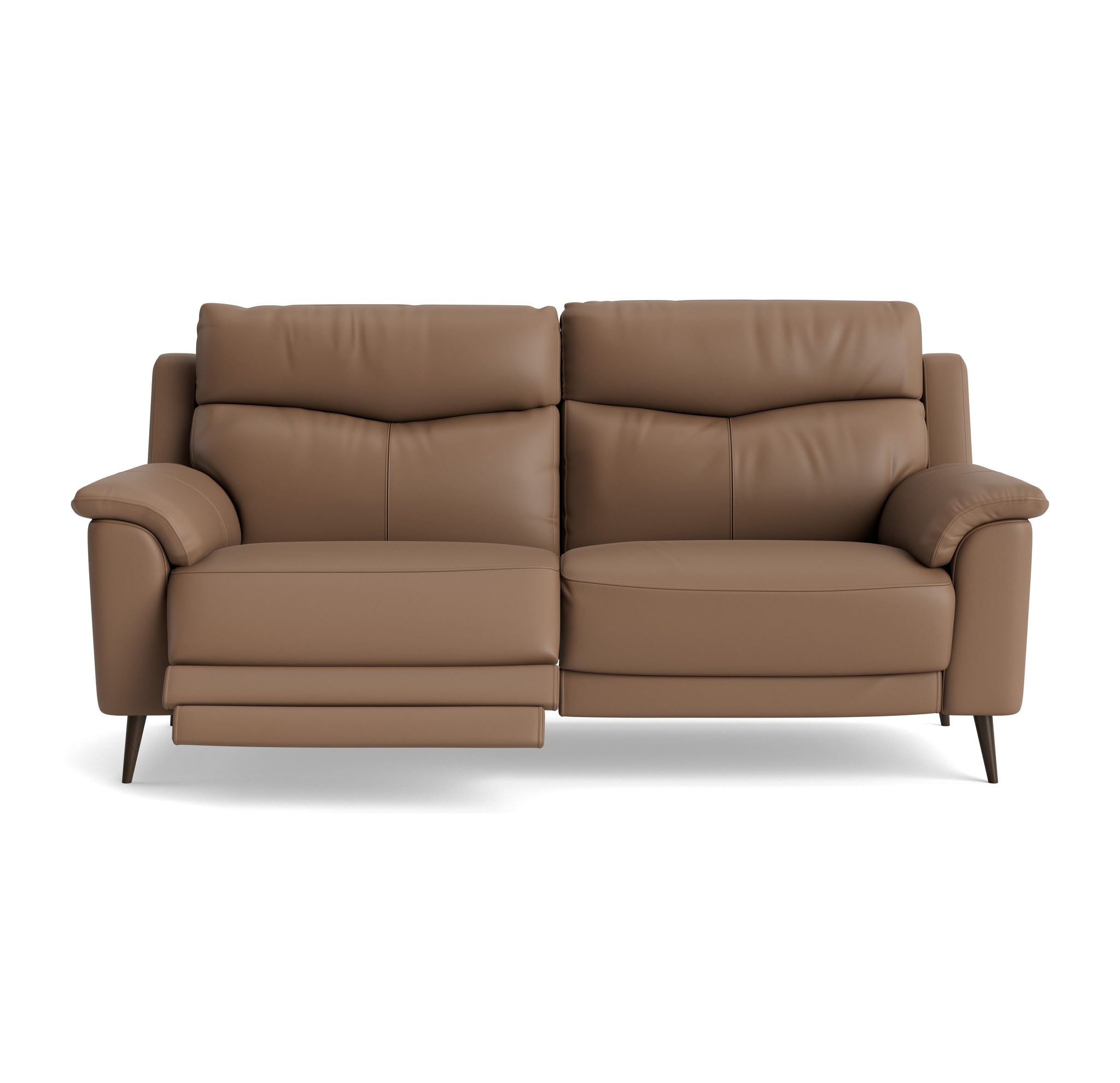 Revel Small 3 Seater Recliner Sofa - 2.5 Seater Sofa with 2 Power Recliners (Compact) Cat 20S - Power Recliner with USB 3 Seater Sofas Sterling Home 13 NWS-586E FAWN