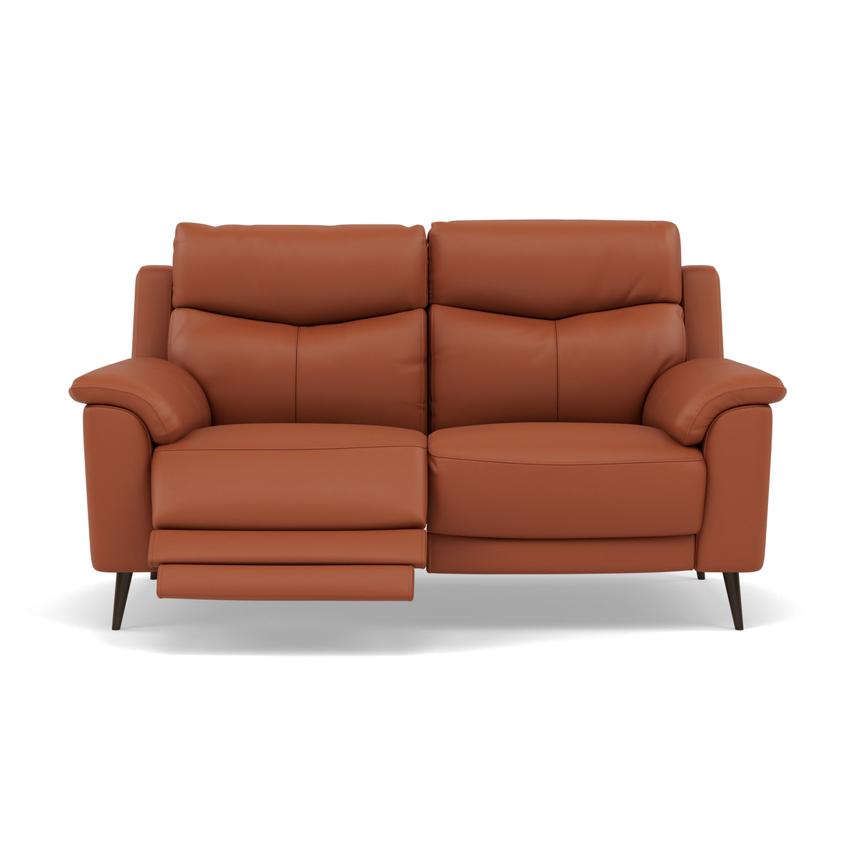 Revel 2 Seater Recliner Sofa - 2 Seater Sofa with 2 Power Recliners Cat 20S - Power Recliner with USB 2 Seater Sofas Sterling Home 13 NWS-605D WARM BROWN