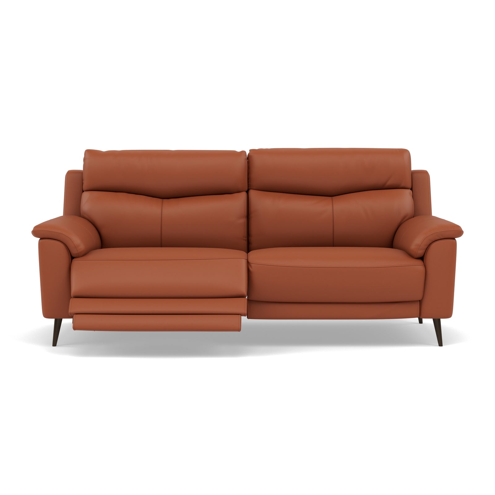 Revel 3 Seater Recliner Sofa - 2.5 Seater Sofa with 2 Power Recliners Cat 20S - Power Recliner with USB Sofas Sterling Home 13 NWS-605D WARM BROWN