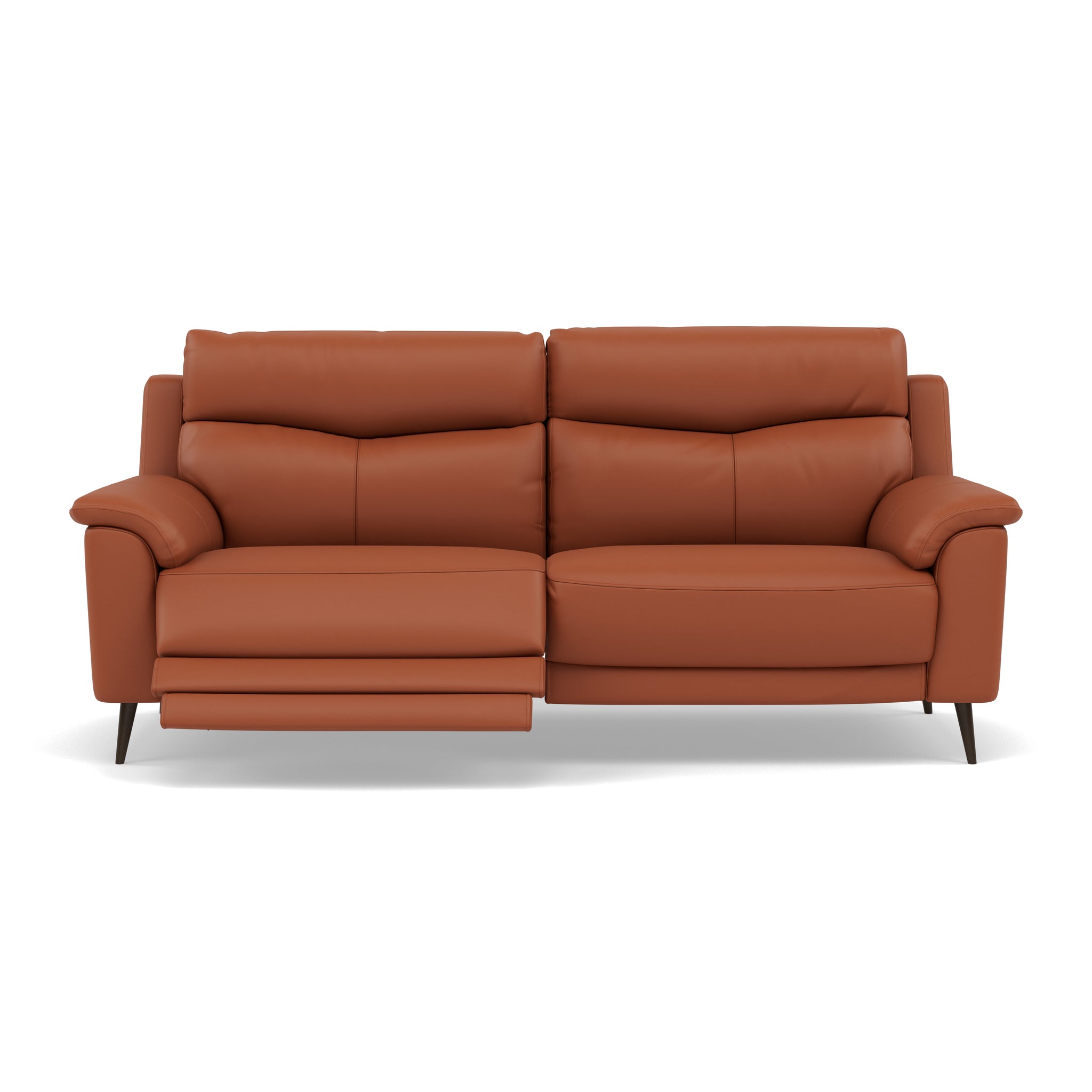 Revel 3 Seater Recliner Sofa - 2.5 Seater Sofa with 2 Power Recliners Cat 20S - Power Recliner with USB 3 Seater Sofas Sterling Home 13 NWS-605D WARM BROWN