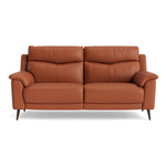 Revel Small 3 Seater Sofa - 2.5 Seater Sofa Compact Cat 20S Sterling Home 11 NWS-605D WARM BROWN