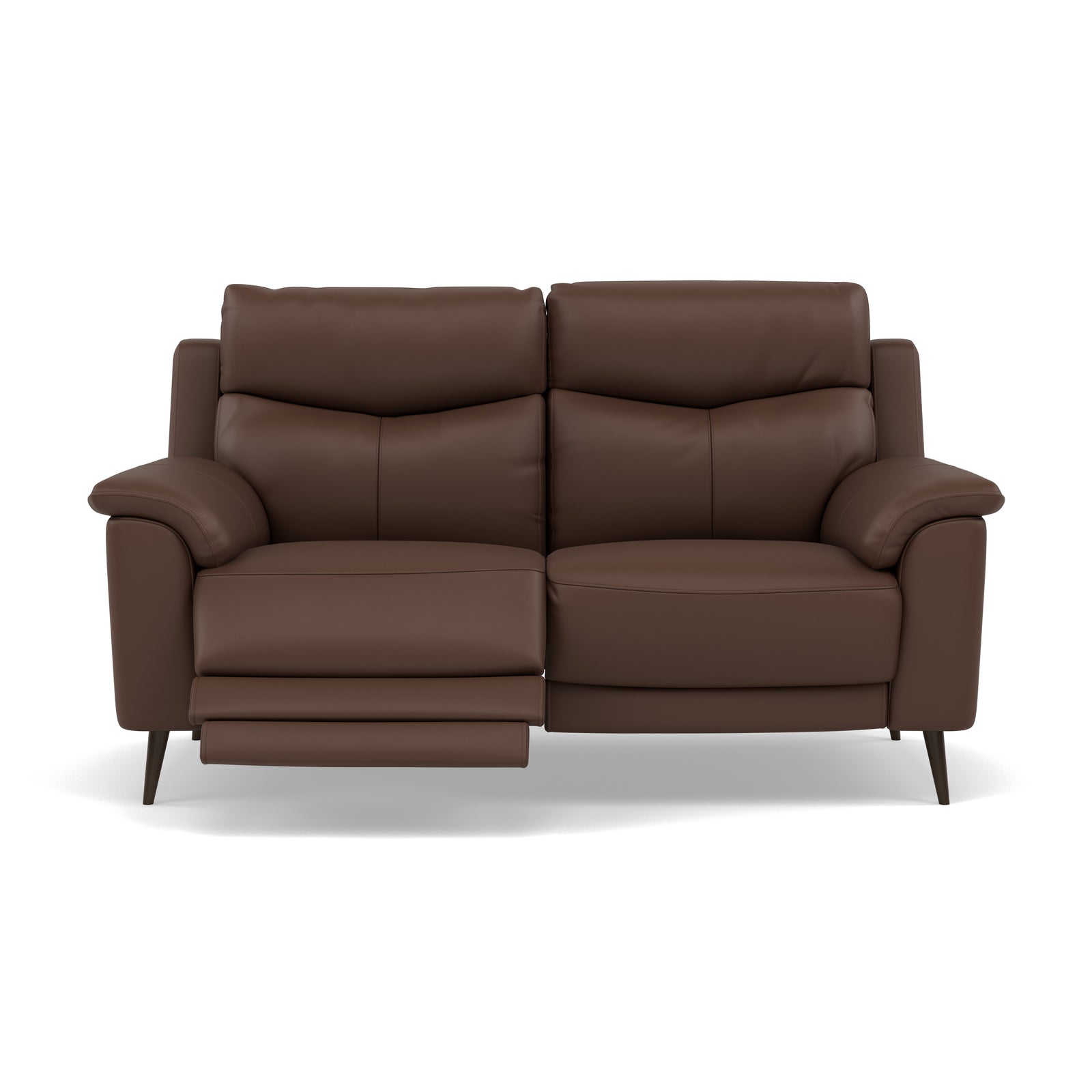 Revel 2 Seater Recliner Sofa - 2 Seater Sofa with 2 Power Recliners Cat 20S - Power Recliner with USB 2 Seater Sofas Sterling Home 6 NWS-512E CACAO BROWN