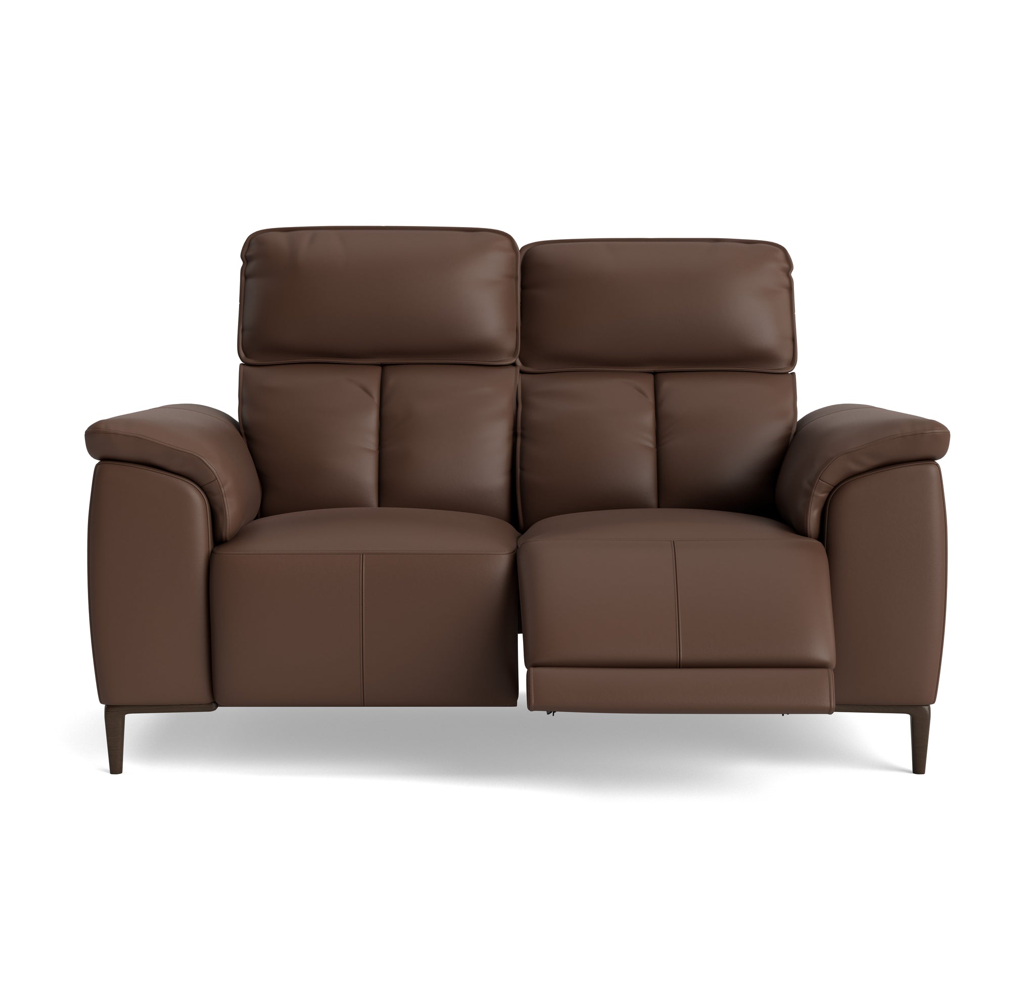 Loma 2 Seater Recliner Sofa - 2 Seater Sofa with 2 Power Recliners USB Cat 20S - Power Recliner with USB Sterling Home 4 NWS-512E CACAO BROWN