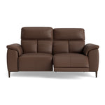 Loma Small 3 Seater Recliner Sofa - 2.5 Seater Sofa with 2 Power Recliners (Compact) USB Cat 20S - Power Recliner with USB Sterling Home 4 NWS-512E CACAO BROWN