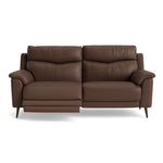 Revel Small 3 Seater Recliner Sofa - 2.5 Seater Sofa with 2 Power Recliners (Compact) Cat 20S - Power Recliner with USB 3 Seater Sofas Sterling Home 7 NWS-512E CACAO BROWN