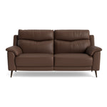Revel Small 3 Seater Sofa - 2.5 Seater Sofa Compact Cat 20S Sterling Home 4 NWS-512E CACAO BROWN