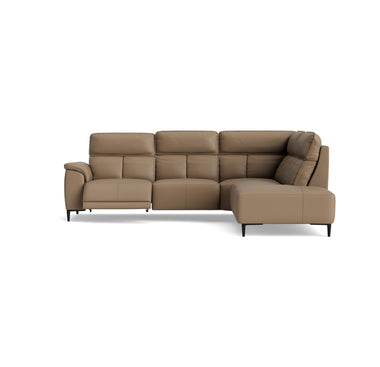 Loma Large Corner Sofa - Combination 2 Right Terminal with 2.5 Left Power 2 Pieces Cat 20S - Right Hand Facing - Power Recliner with USB Corner Sofas Sterling Home 5 NWS-513E PINE BARK