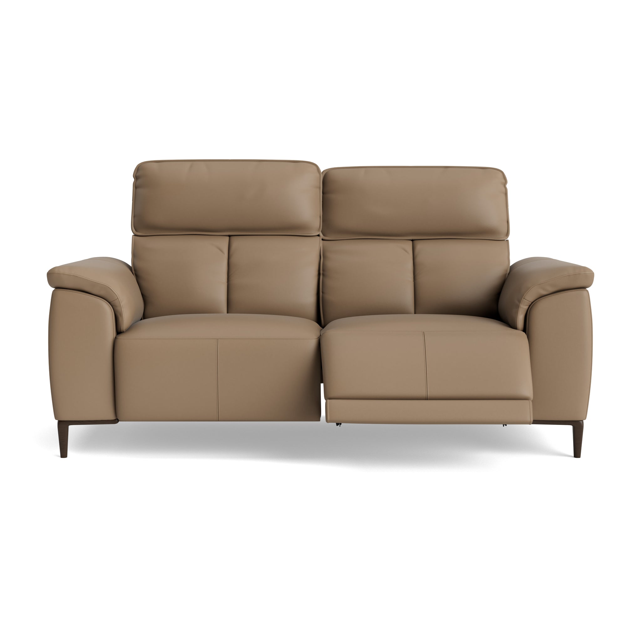 Loma Small 3 Seater Recliner Sofa - 2.5 Seater Sofa with 2 Power Recliners (Compact) USB Cat 20S - Power Recliner with USB Sterling Home 5 NWS-513E PINE BARK