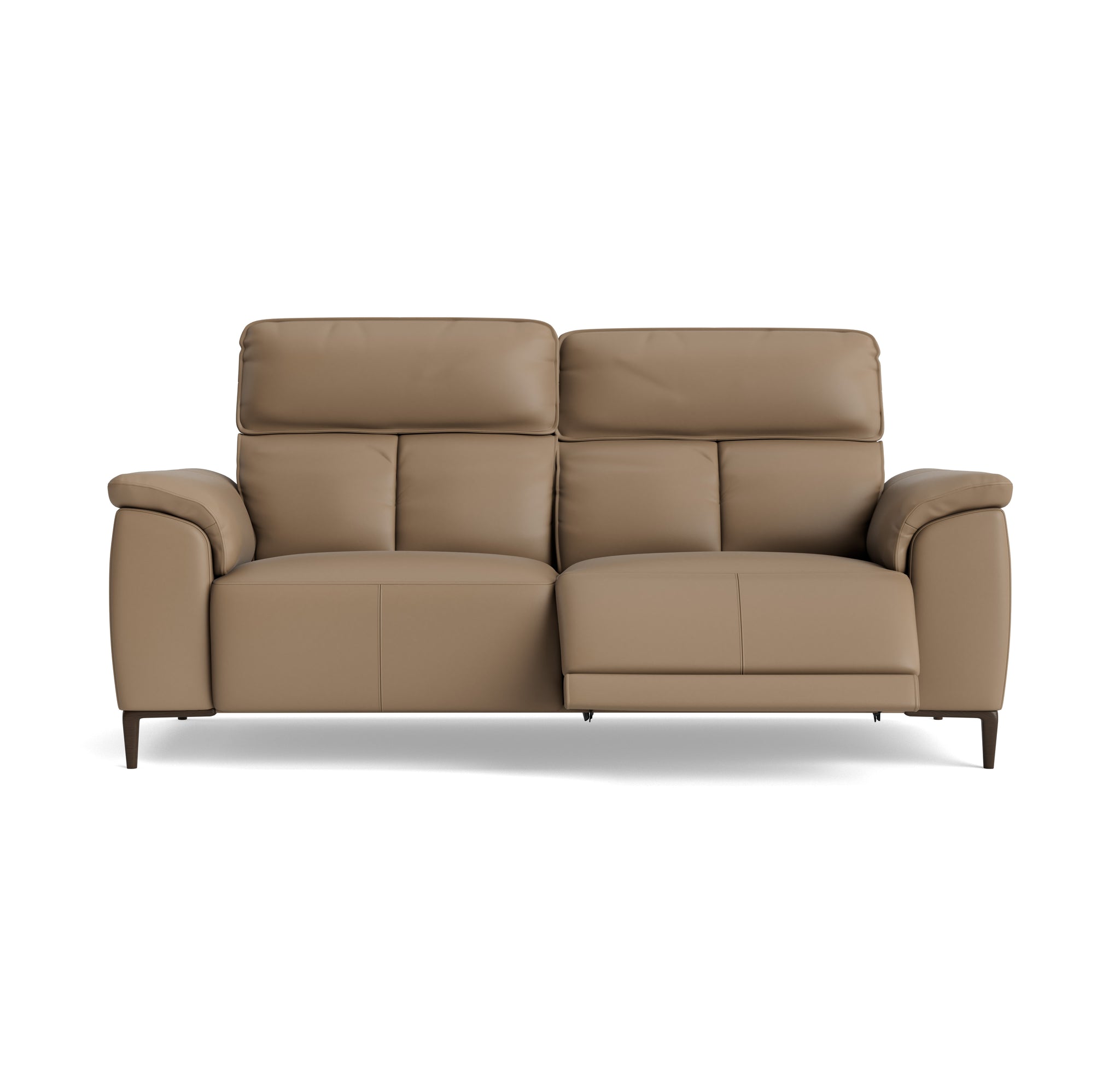 Loma 3 Seater Recliner Sofa - 2.5 Seater Sofa with 2 Power Recliners USB Cat 20S - Power Recliner with USB Sterling Home 5 NWS-513E PINE BARK
