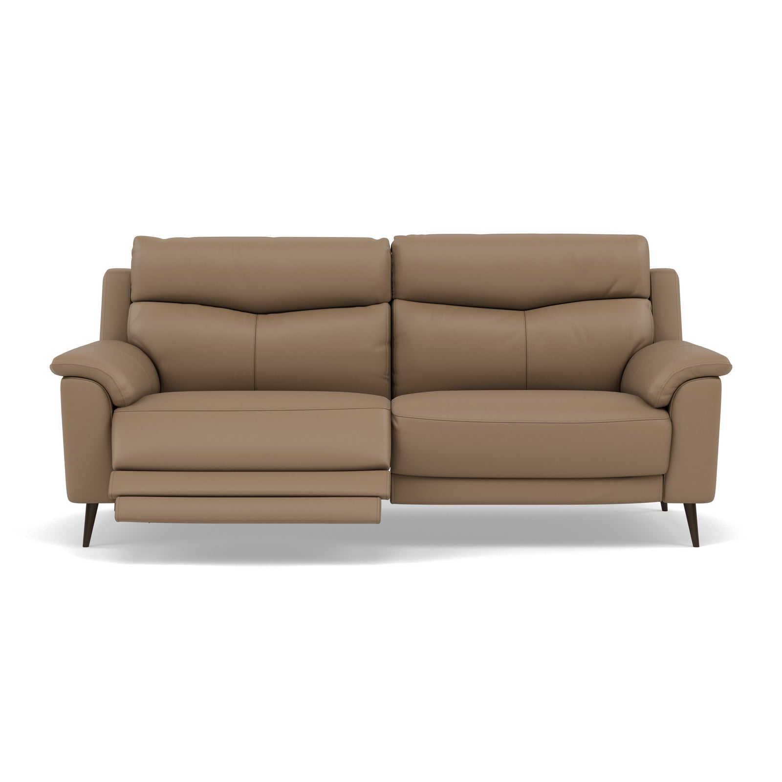 Revel 3 Seater Recliner Sofa - 2.5 Seater Sofa with 2 Power Recliners Cat 20S - Power Recliner with USB Sofas Sterling Home 8 NWS-513E PINE BARK
