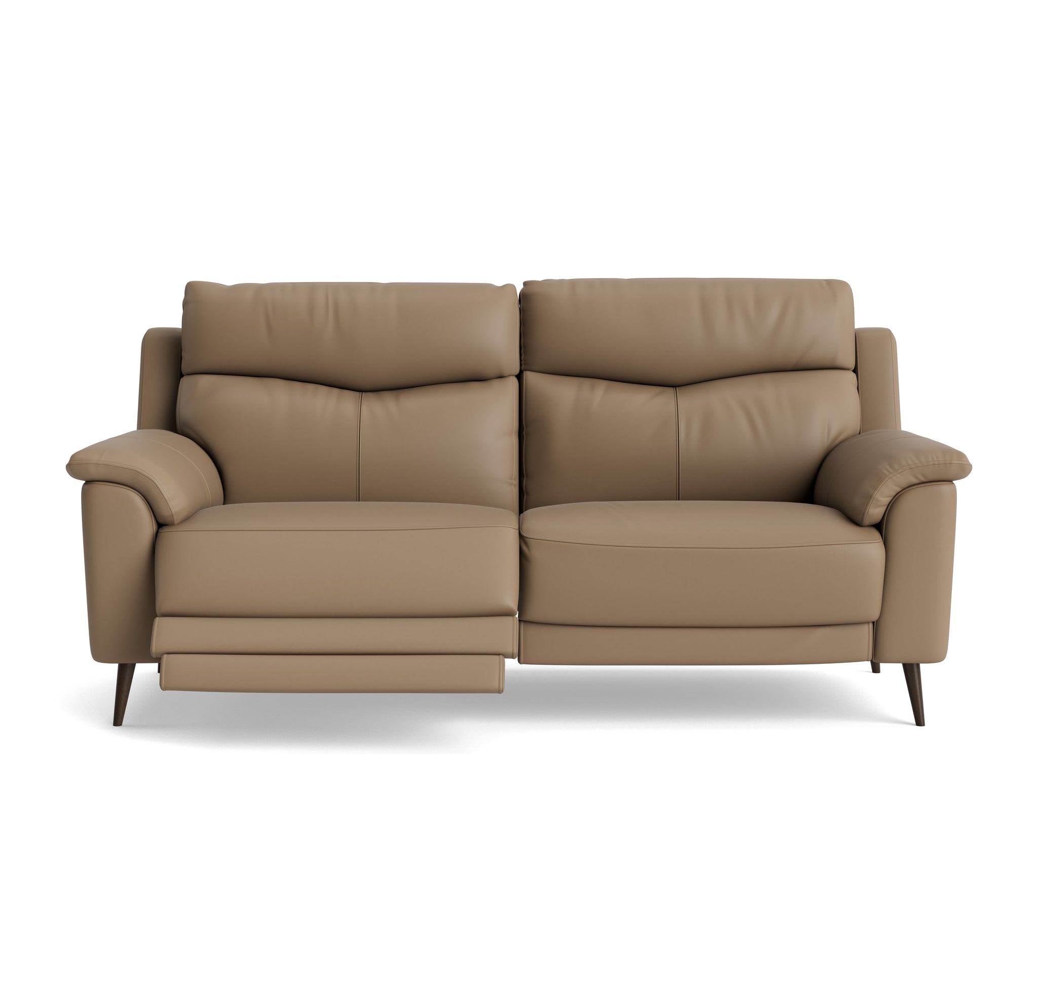 Revel Small 3 Seater Recliner Sofa - 2.5 Seater Sofa with 2 Power Recliners (Compact) Cat 20S - Power Recliner with USB 3 Seater Sofas Sterling Home 8 NWS-513E PINE BARK