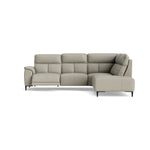 Loma Large Corner Sofa - Combination 2 Right Terminal with 2.5 Left Power 2 Pieces Cat 20S - Right Hand Facing - Power Recliner with USB Corner Sofas Sterling Home 6 NWS-516E LIGHT GREY