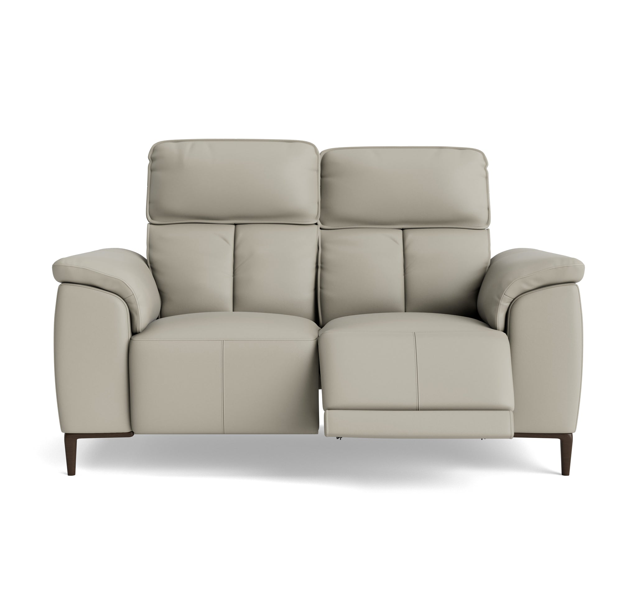 Loma 2 Seater Recliner Sofa - 2 Seater Sofa with 2 Power Recliners USB Cat 20S - Power Recliner with USB Sterling Home 6 NWS-516E LIGHT GREY