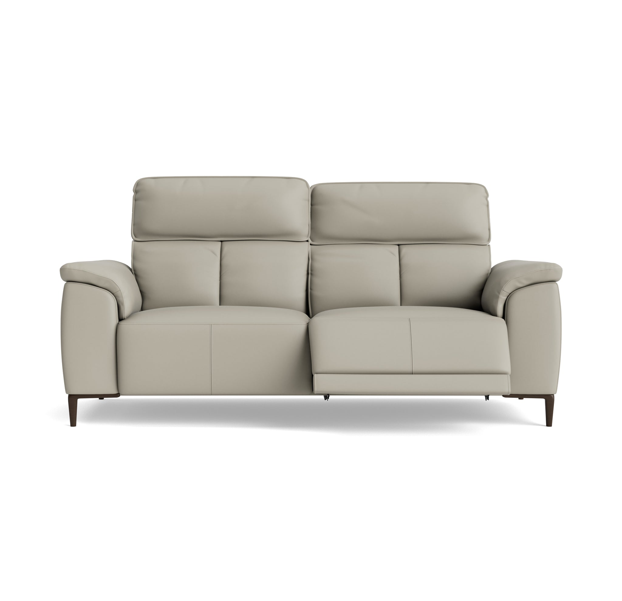 Loma 3 Seater Recliner Sofa - 2.5 Seater Sofa with 2 Power Recliners USB Cat 20S - Power Recliner with USB Sterling Home 6 NWS-516E LIGHT GREY