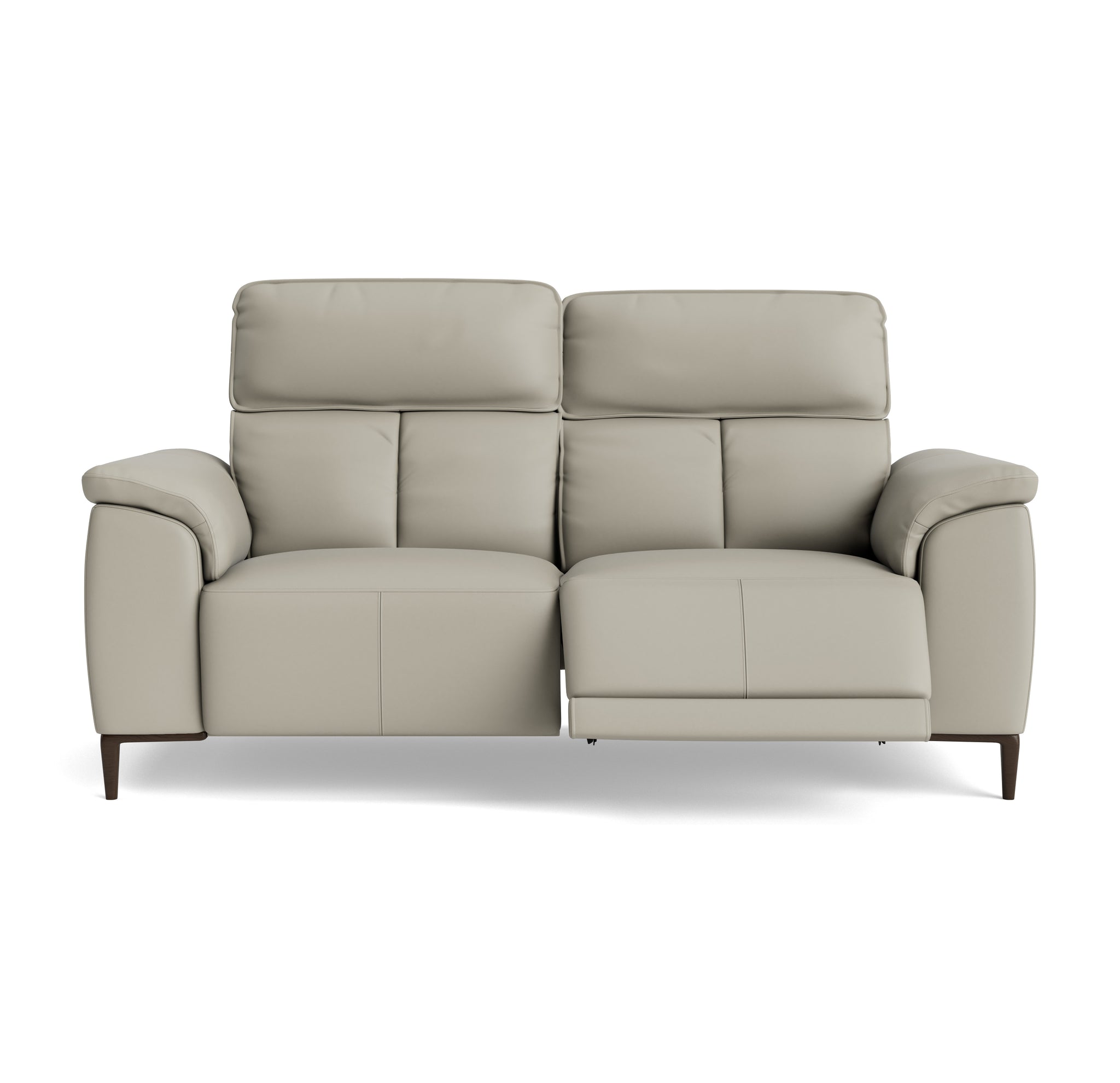Loma Small 3 Seater Recliner Sofa - 2.5 Seater Sofa with 2 Power Recliners (Compact) USB Cat 20S - Power Recliner with USB Sterling Home 6 NWS-516E LIGHT GREY