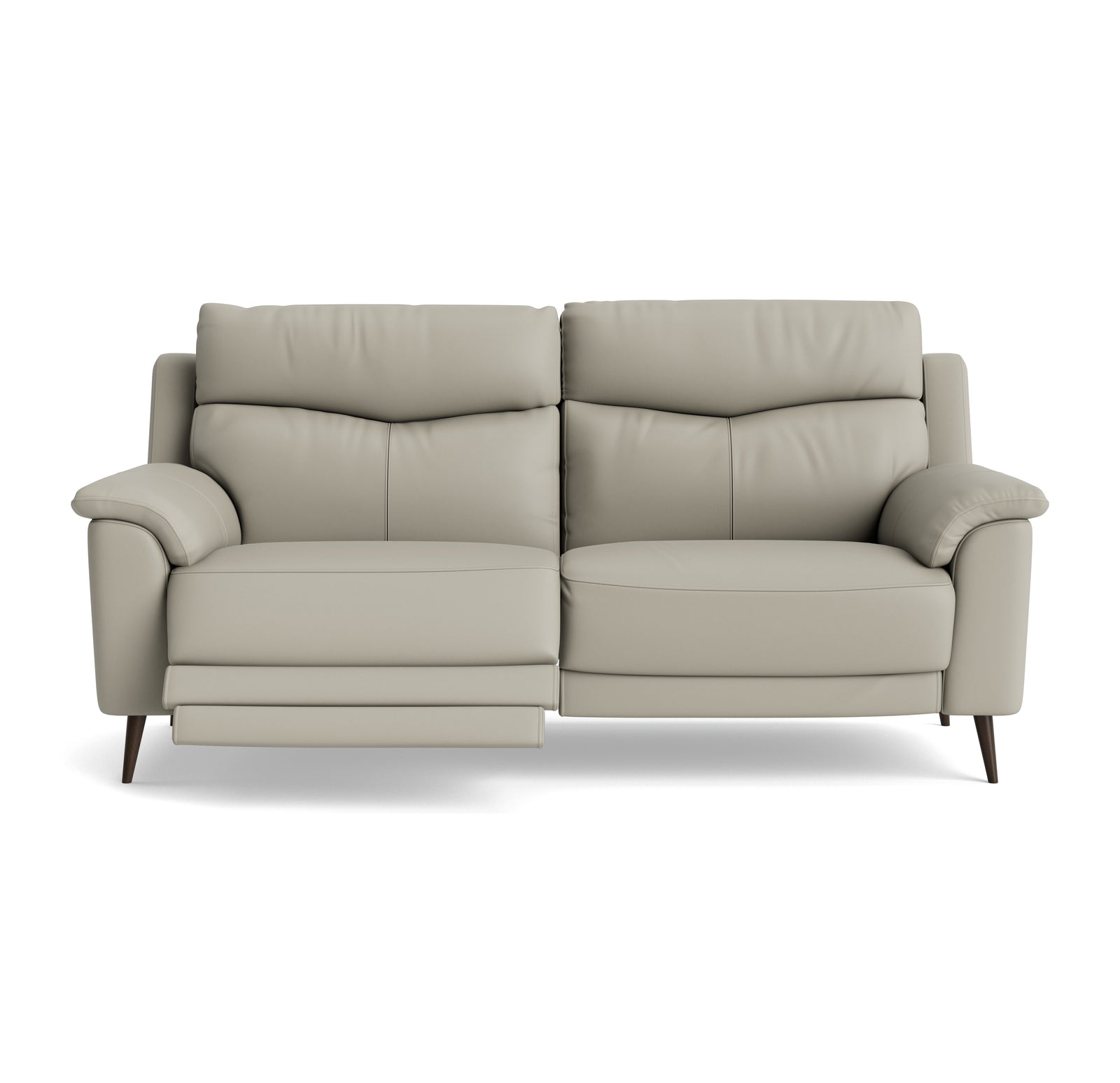Revel Small 3 Seater Recliner Sofa - 2.5 Seater Sofa with 2 Power Recliners (Compact) Cat 20S - Power Recliner with USB 3 Seater Sofas Sterling Home 9 NWS-516E LIGHT GREY